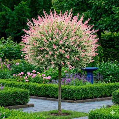 Верба японська "Хакуро-Нішикі" на штамбі - Salix integra "Hakuro-Nishiki"
